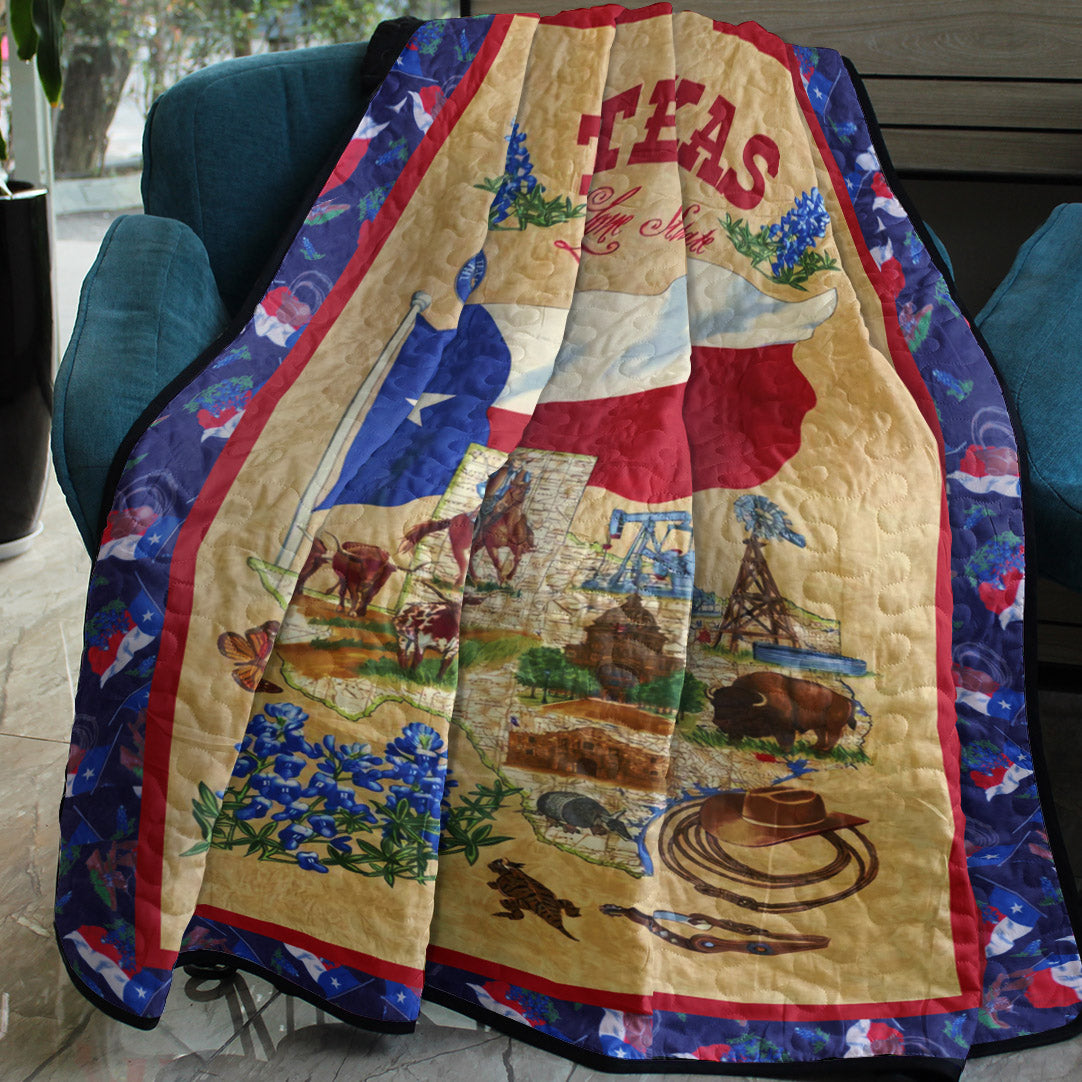 Texas Lone Star CLT0511157H Quilt Blanket