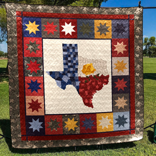 Western Texas Quilt Blanket HN090604M