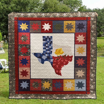 Western Texas Quilt Blanket HN090604M