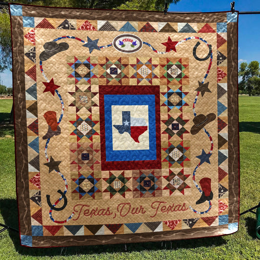 Texas Quilt Blanket HN130605M