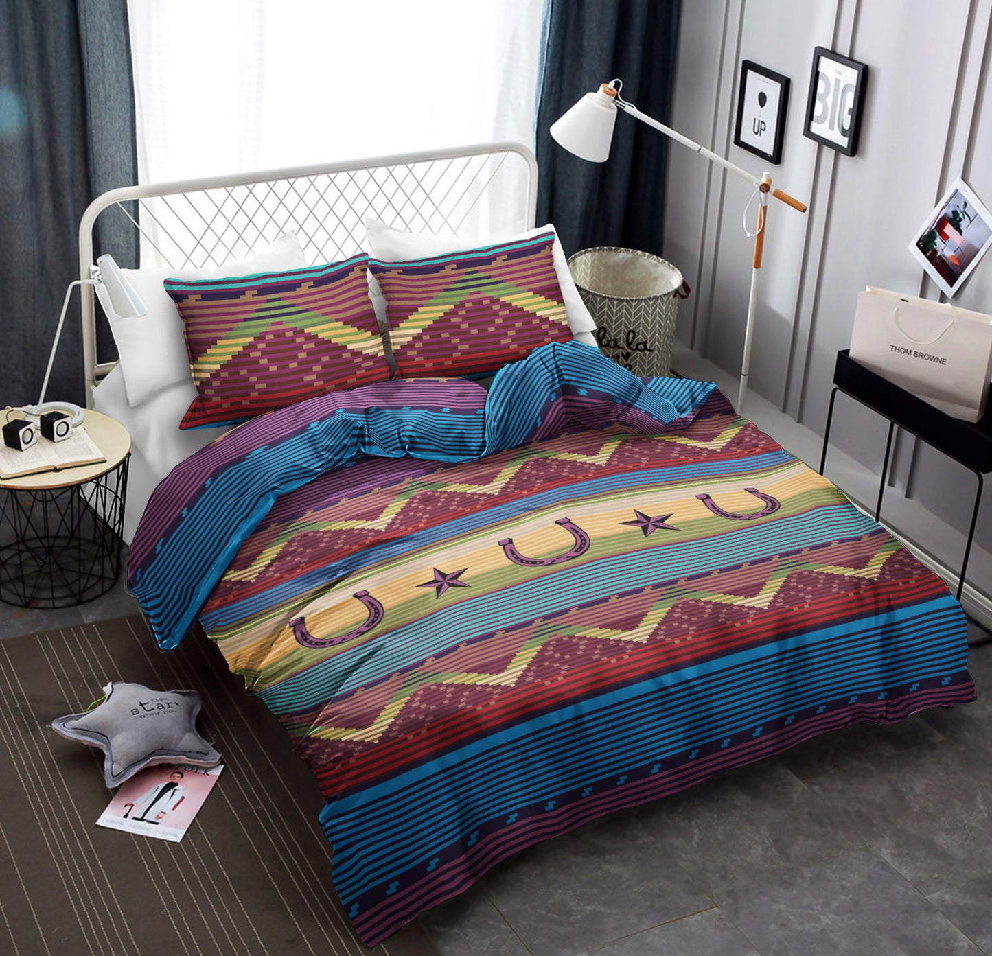 Texas Sky Star Horseshoe CLP260957B Bedding Sets