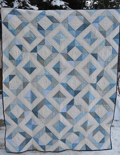 The Blue CLA1510471Q Quilt Blanket