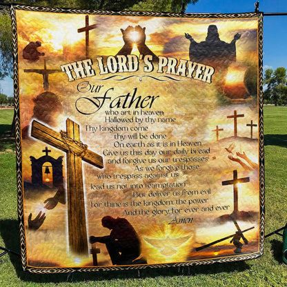 The Lord Prayer Quilt Blanket TL130604Y