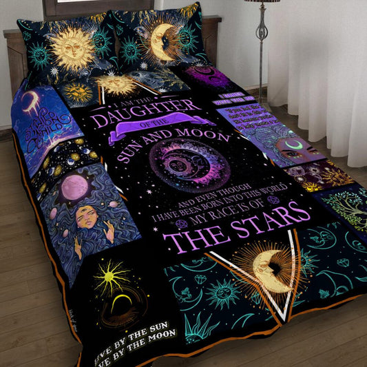 The Sun And The Moon Witch Quilt Bedding Set CLM090916