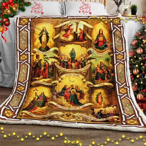 The Blessed Virgin Mary CL30100318MDF Sherpa Fleece Blanket