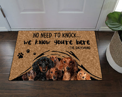 The Dachshund CLA1710093D Non-slip Door mats