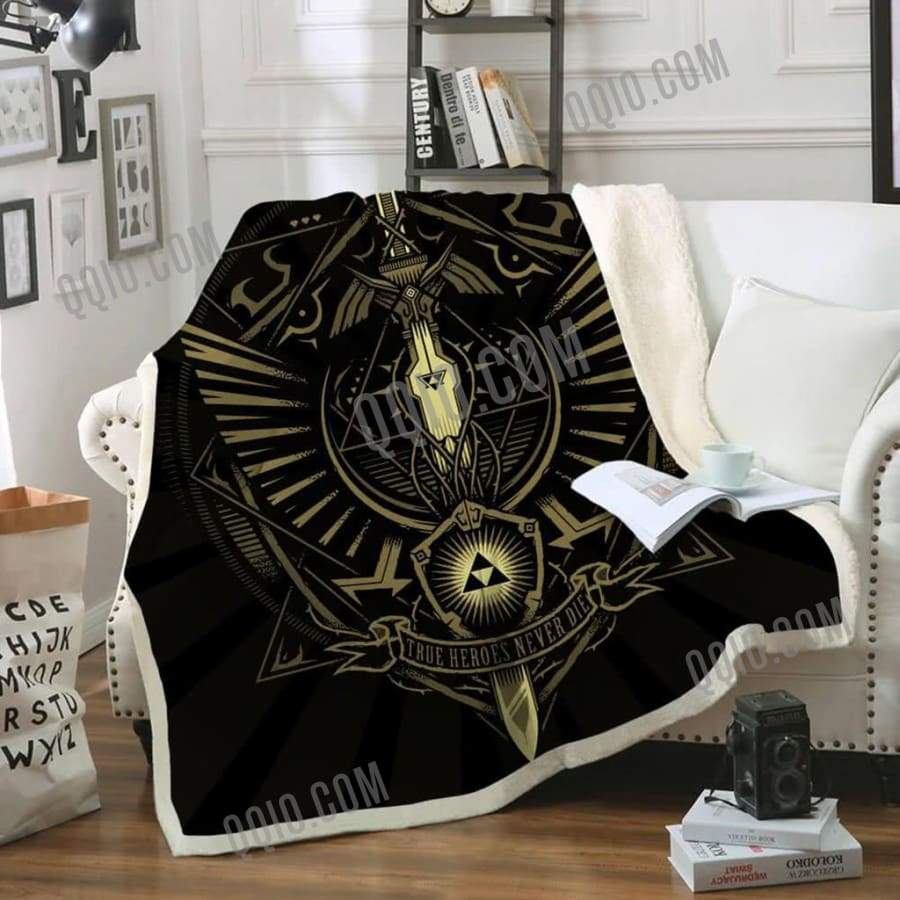 The Legend Of Zelda Sword CLP1010104T Sherpa Fleece Blanket