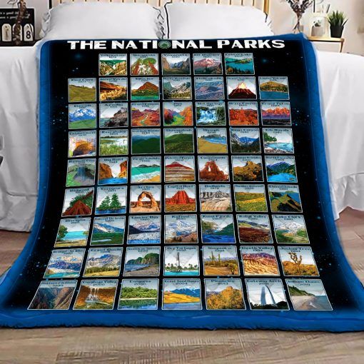The National Parks CL05120331MDF Sherpa Fleece Blanket