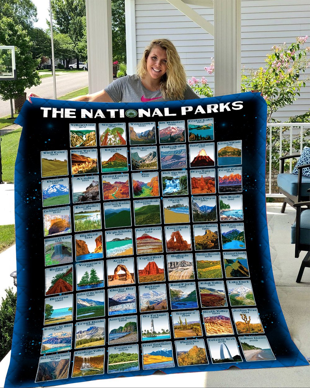 The National Parks CLM1012578S Sherpa Fleece Blanket