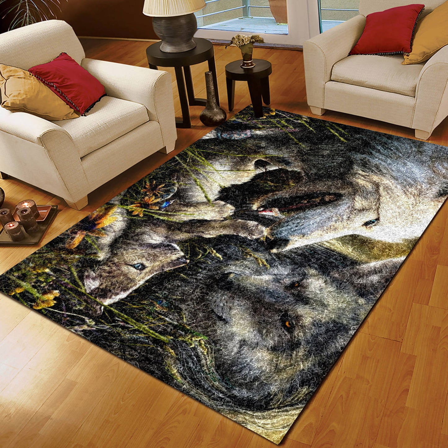 The Wolf Native American CLA1610120R Rug