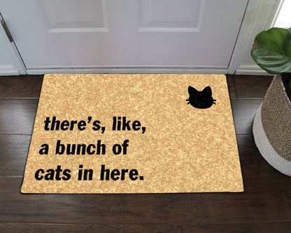 There like a bunch of cats in here CLA1710013D Non-slip Door mats