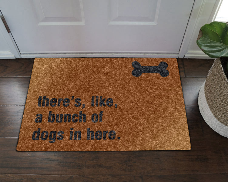 There like a bunch of dogs in here CLA1710015D Non-slip Door mats