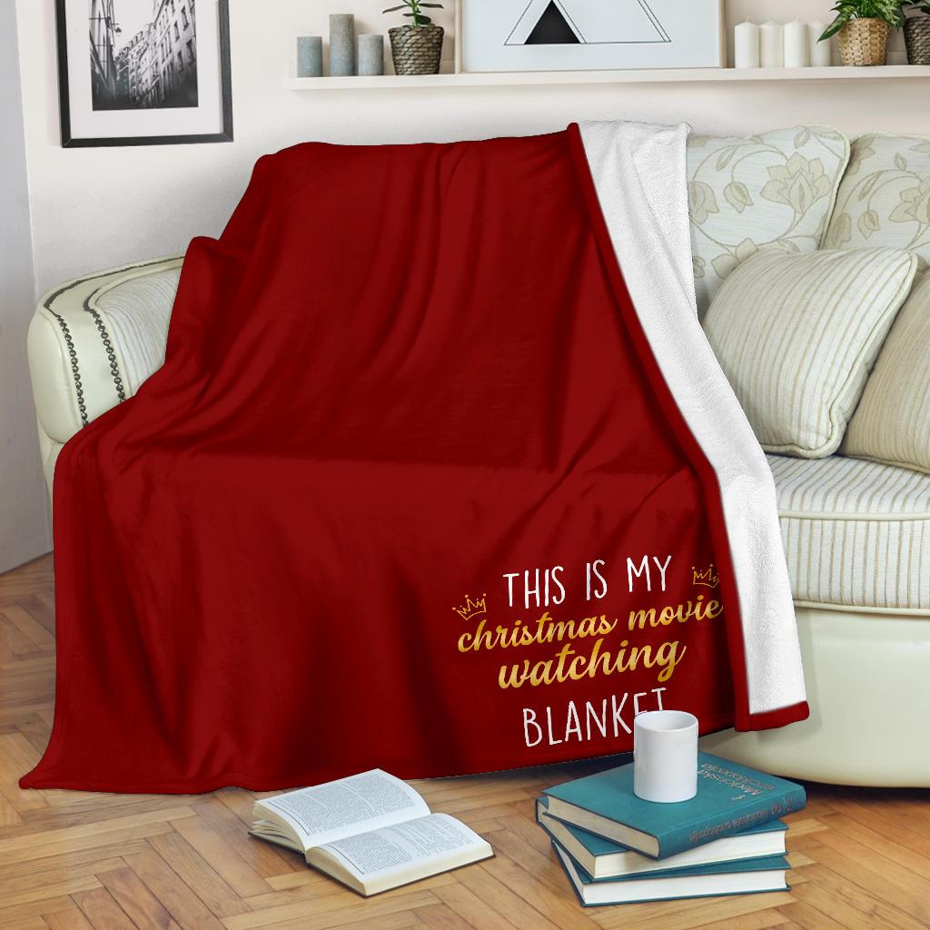 This Is My Christmas Movie Red CLM0512507S Sherpa Fleece Blanket