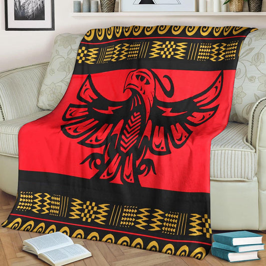 Thunderbird Arrives Native American Pride CLA21100030F Sherpa Fleece Blanket