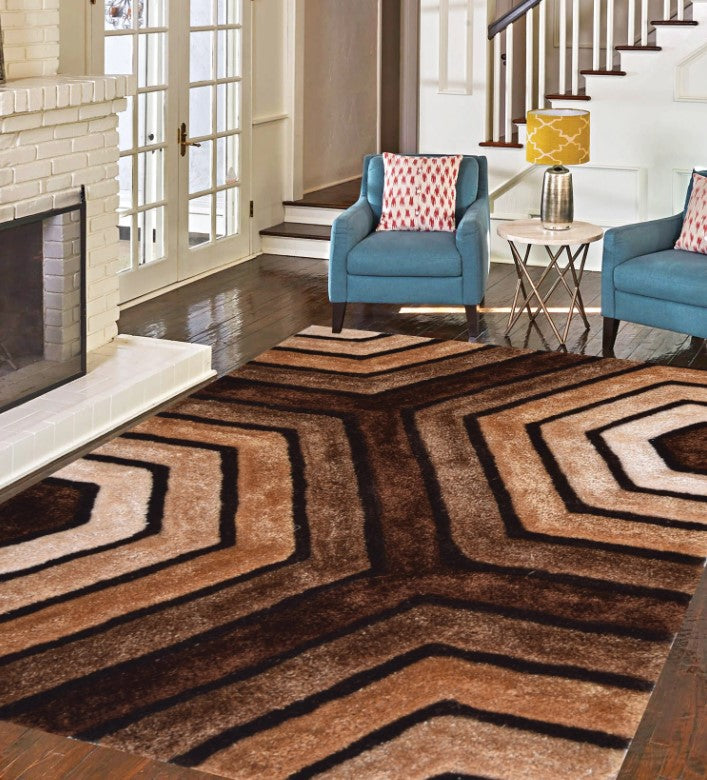 Tides Brown Shaggy CLT1610206A Rug