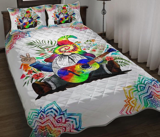 Tie Dye Gnome Quilt Bedding Set TL220907