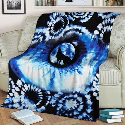 Tie Dye CLA21100209F Sherpa Fleece Blanket