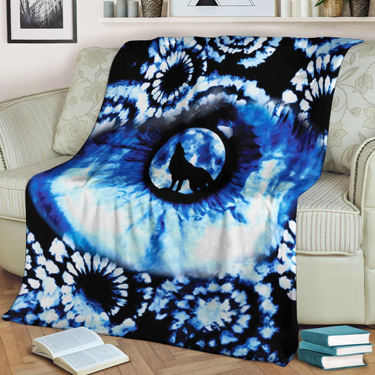 Tie Dye CLA21100209F Sherpa Fleece Blanket