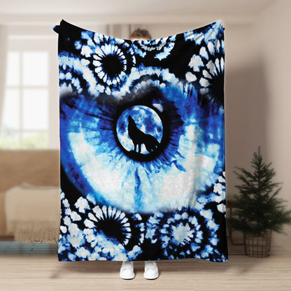 Tie Dye CLA21100209F Sherpa Fleece Blanket