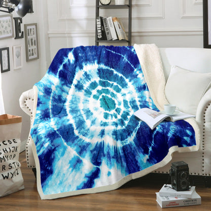 Tie Dye HT040943TT Sherpa Fleece Blanket