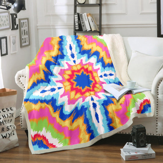 Tie Dye HT040945TT Sherpa Fleece Blanket