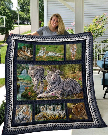 Tiger Beautiful Tiger Blanket CLA31100984Q Quilt Blanket