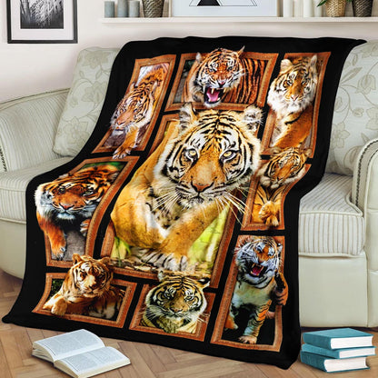 Tiger CL240891MD Sherpa Fleece Blanket