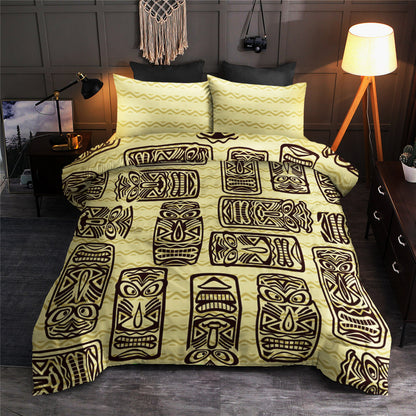 Tiki Brown Mask Print CLA19100750B Bedding Sets