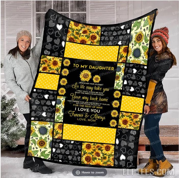 To My Daughter Always Remember I Love You For The Rest Of My Life CLM1710182S Sherpa Fleece Blanket