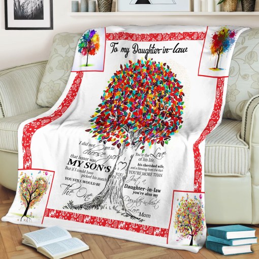 To My Daughter In Law CLM2210160S Sherpa Fleece Blanket