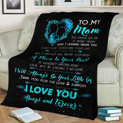 To my Mom I will always be your little boy CLA1910172F Sherpa Fleece Blanket