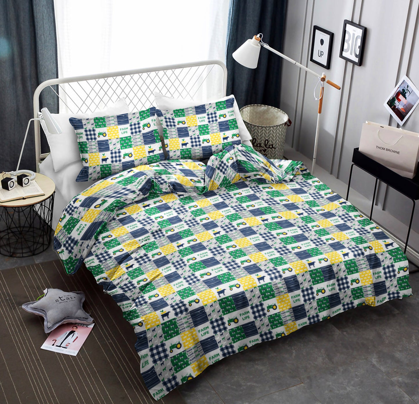 Tractors Are Green CLA1410030B Bedding Sets