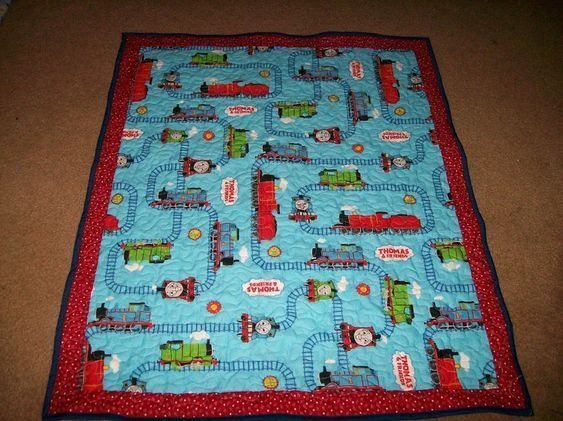 Train CLP190679 Quilt Blanket