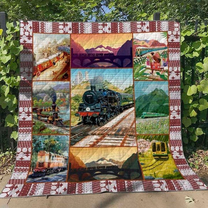 Train NX050635 Quilt Blanket