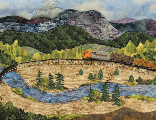 Train Sightseeing CLT2911151H Quilt Blanket