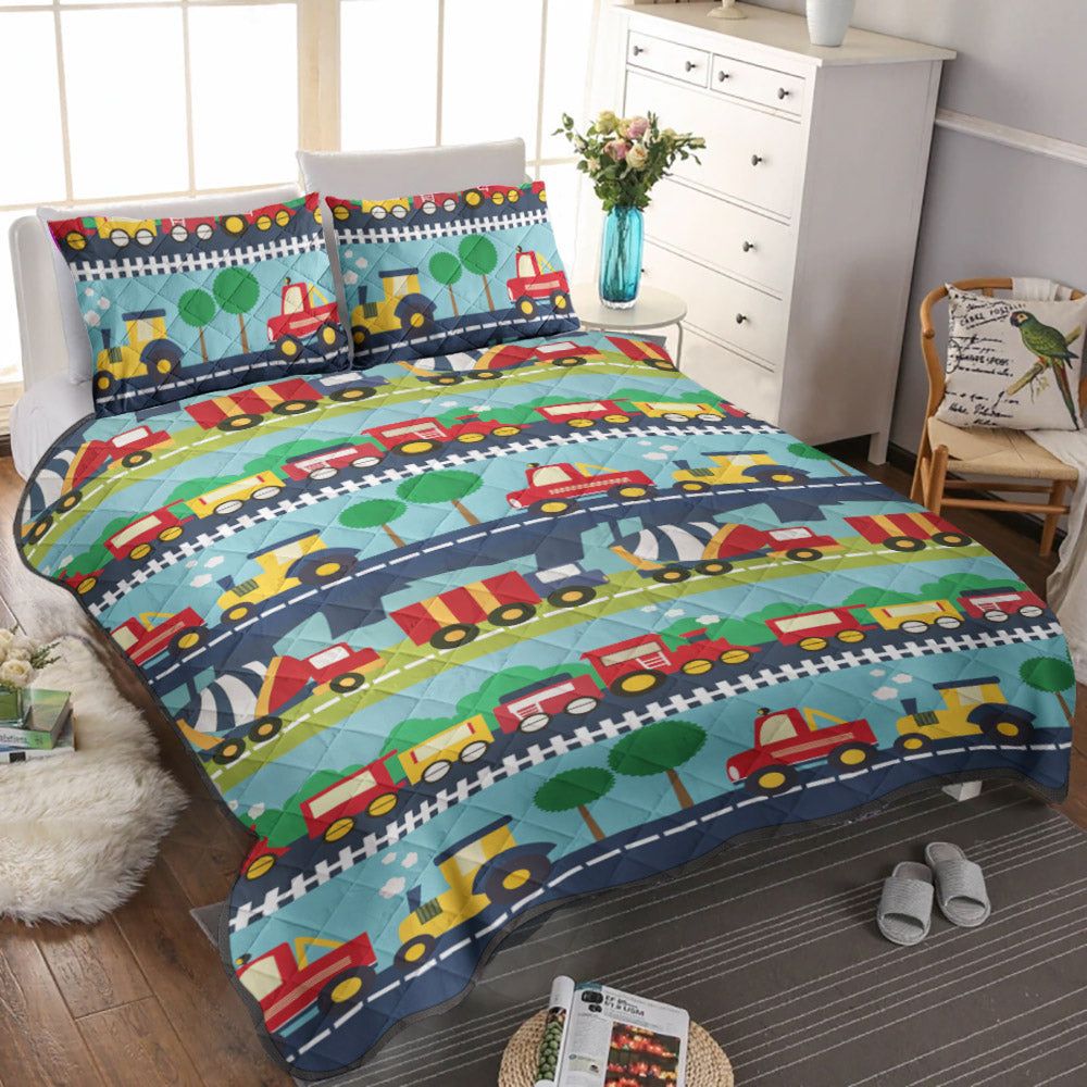 Train CLA20121863B Quilt Bedding Set
