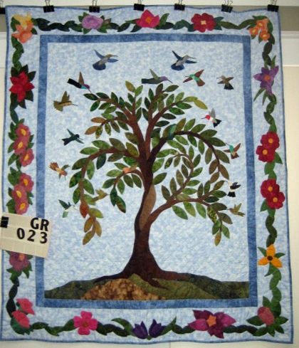 Tree And Birds CLA2810496Q Quilt Blanket