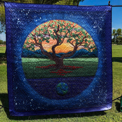 Tree CLA1110498Q Quilt Blanket