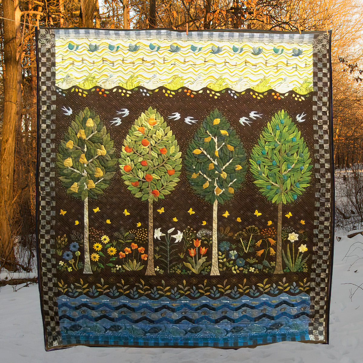 Tree CLA210650 Quilt Blanket