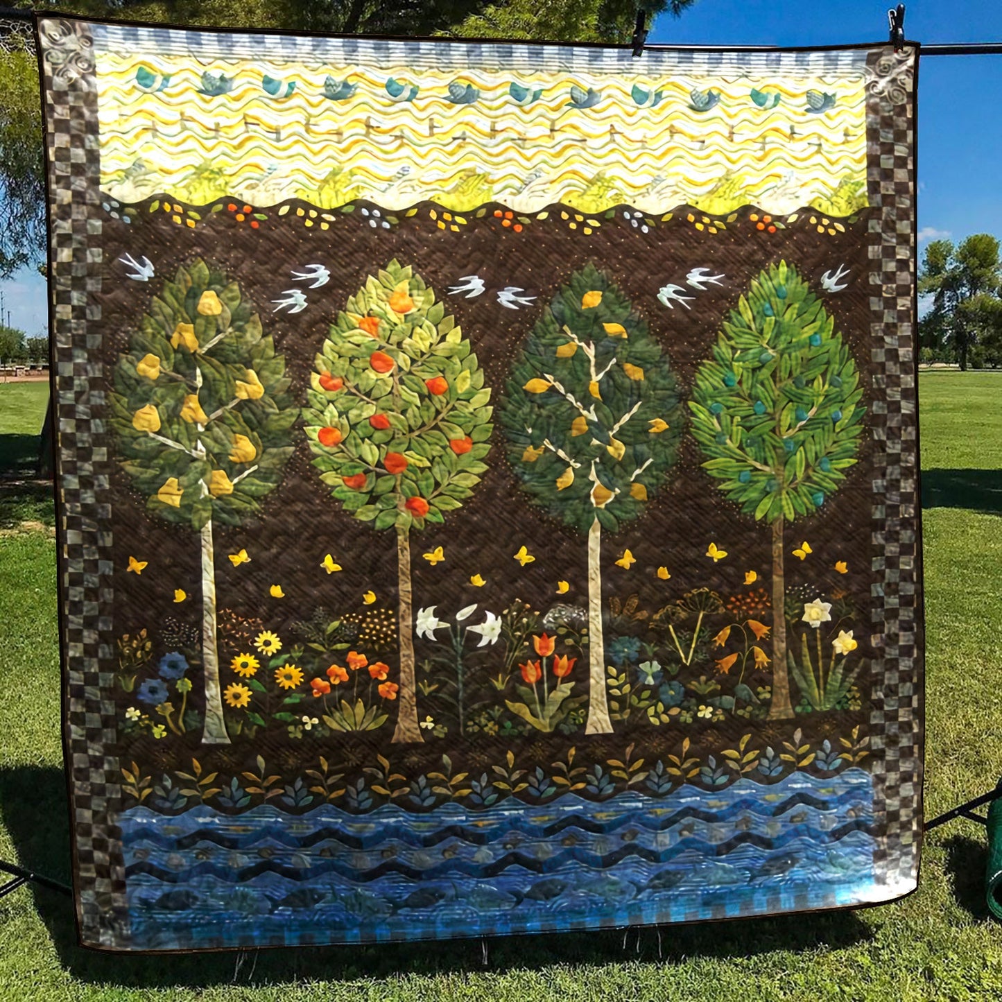 Tree CLA210650 Quilt Blanket