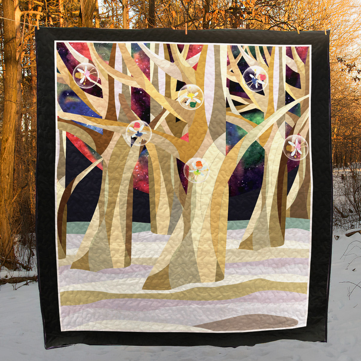 Tree CLA2310477Q Quilt Blanket