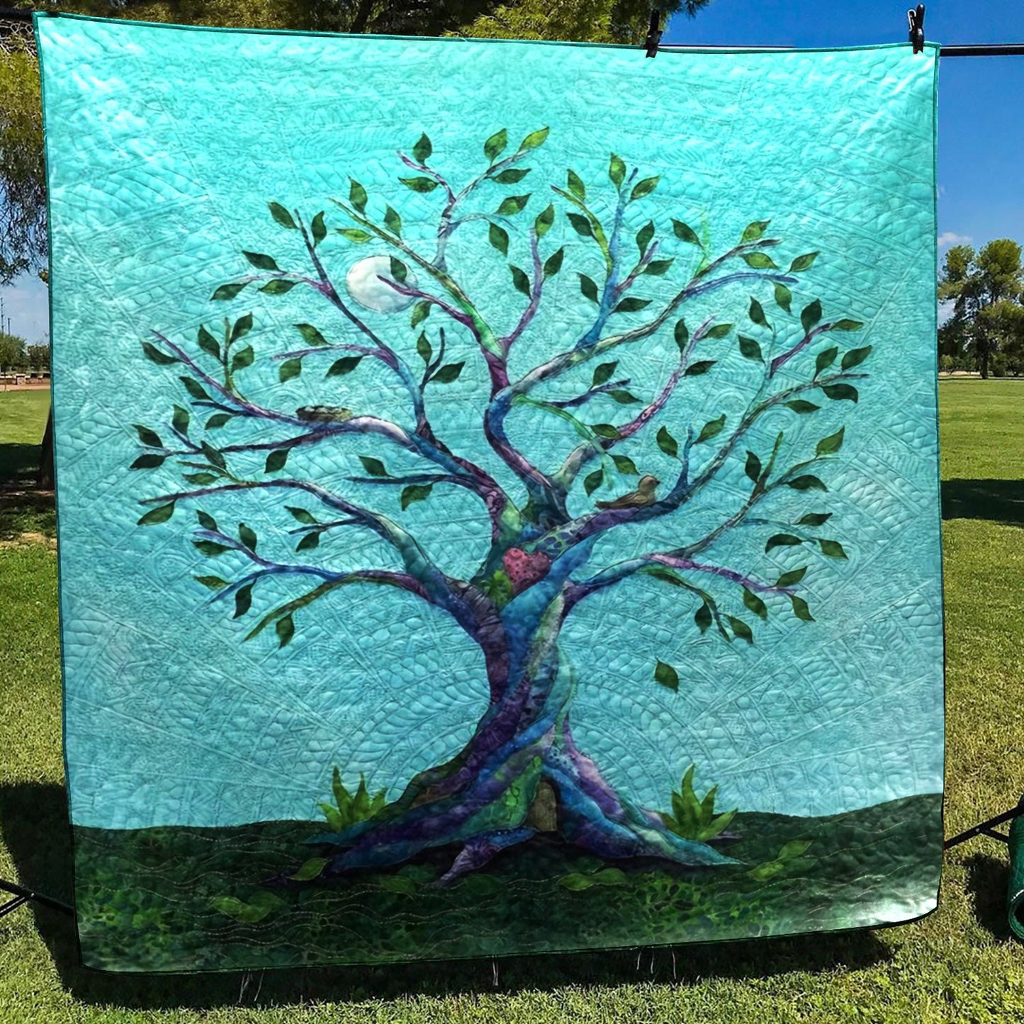 Tree CLA2810494Q Quilt Blanket