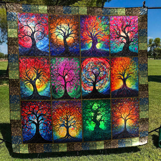 Tree Of Life Art CLH2111619Q Art Quilt