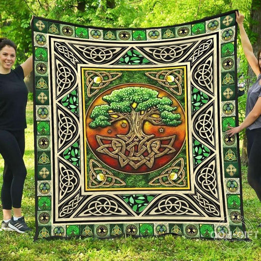 Tree Of Life CLA0211071Q Quilt Blanket