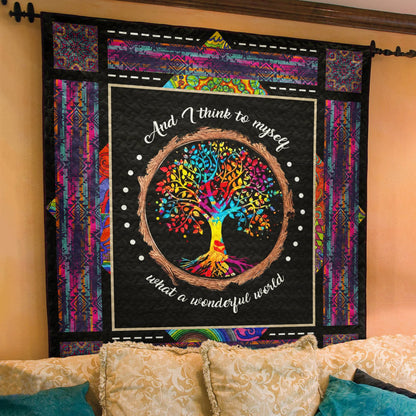 Tree Of Life Hippie Art Quilt TL290604Y