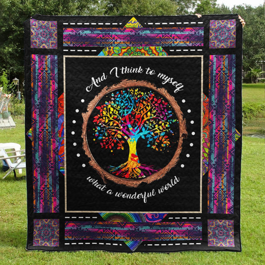 Tree Of Life Hippie Art Quilt TL290604Y