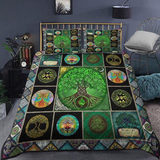 Tree Of Life Quilt Bedding Set MN2909003