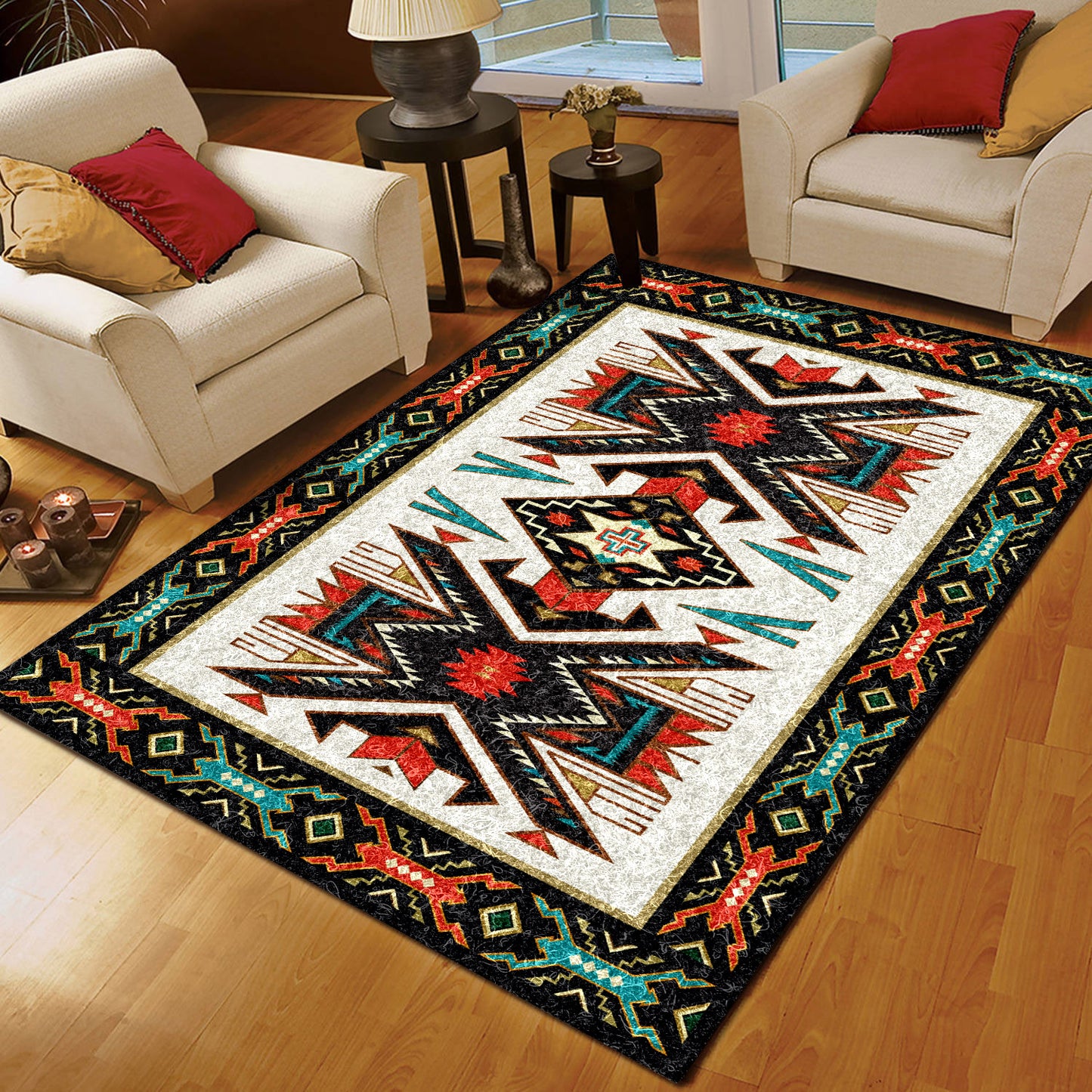Tribe Coloful Design Native American CLM100827 Rug