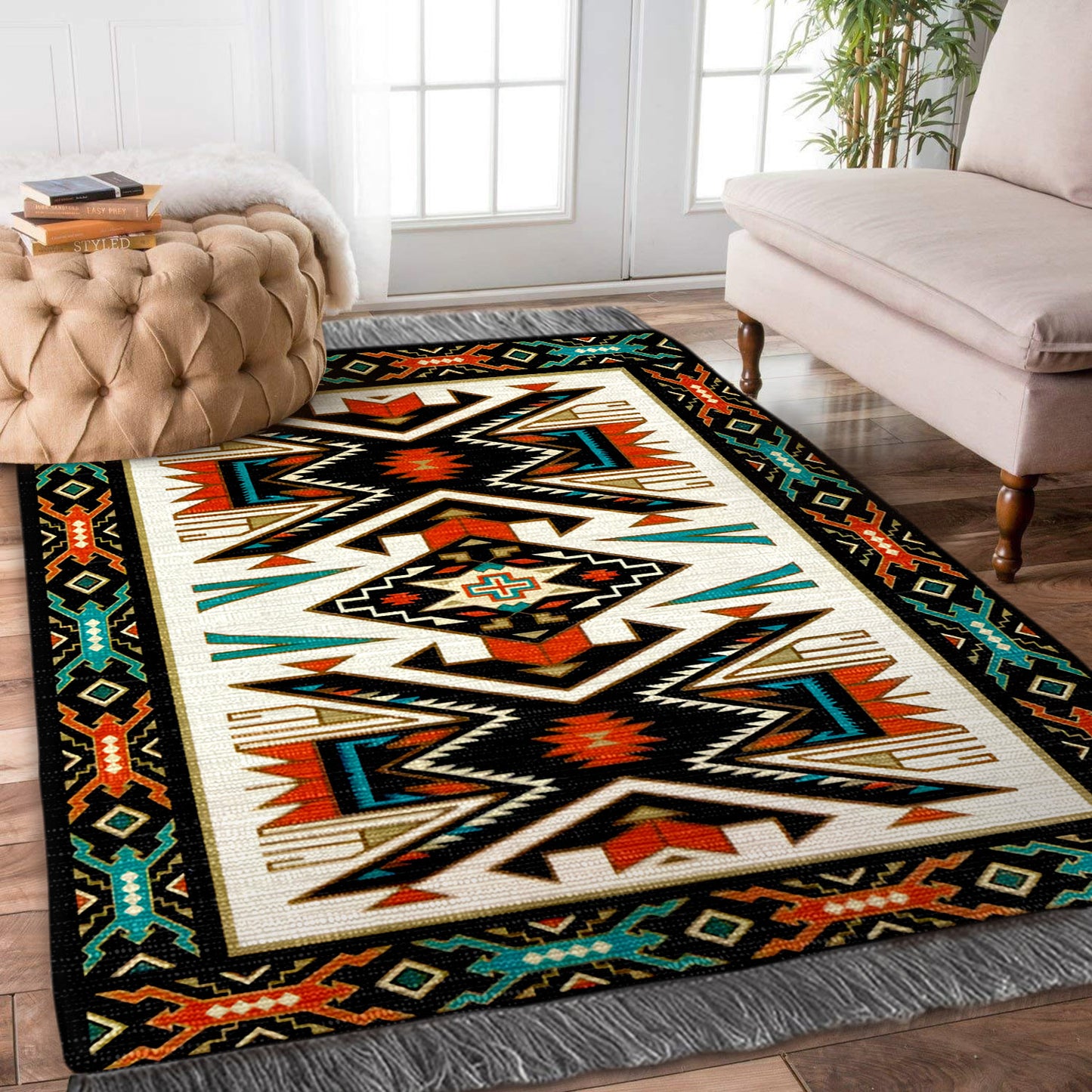 Tribe Coloful Design Native American TN1609158F Decorative Floor-cloth