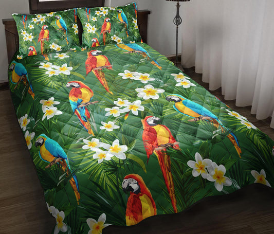 Tropical Parrot Quilt Bedding Set ND230902